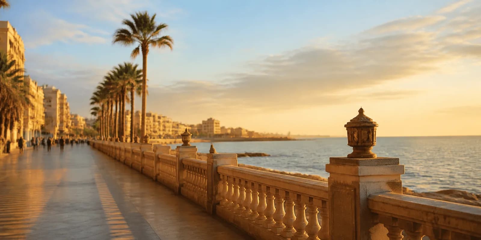 مشهد شط وقت الغروب — جوه العدسة بيبان بلونه الحقيقي